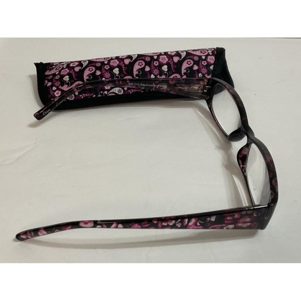 3 PAIR ‎ Foster Grant Daydreamer Purple Rose and Blue Reading Glasses